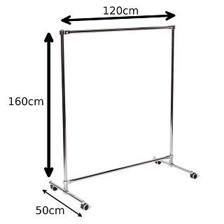 Stojak na kółkach 160x120x50cm - 2