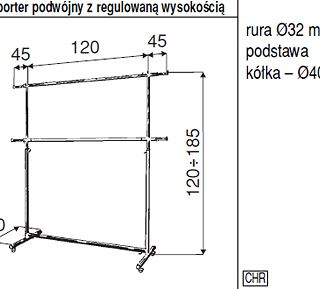 Stender podwójny HC 401 (1,2m) - 2