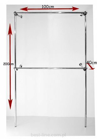 Regał przyścienny  100x200x40cm
