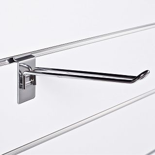 Zawieszka podwójna Slatwall chrom - 2