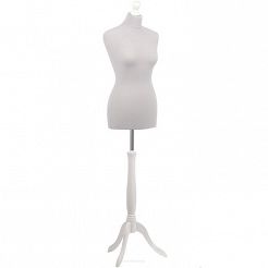 Manekin na drewnianej nodze - damski